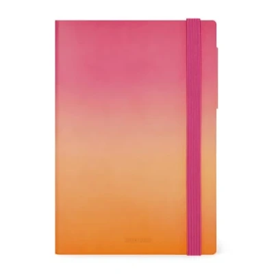 Abbildung von Legami Wochenplaner 2025, Medium, 12 Monate, Kalender von Januar 2025 bis Dezember Gummibandverschluss, Monatsplaner 2026, letzte Tasche, Adressbuch, x 18 cm, Golden Hour
