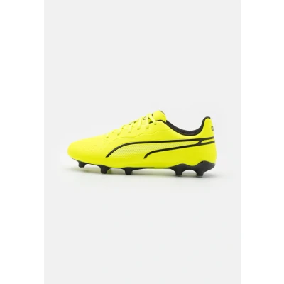 Abbildung von Puma KING Match Fußballschuh Nocken für Kinder, Größe: 35, Electric lime/black/poison pink Schuhe