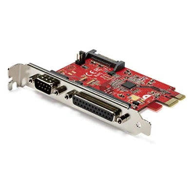 Abbildung von StarTech.com PCIe Karte mit serieller und paralleler Schnittstelle PCI Express Kombi Adapterkarte 1x DB25 Parallelschnittstelle &amp; RS232 (PEX1S1P950)