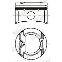 Abbildung von NÜRAL 87 444800 10 Kolben 77 für Trapezpleuel MINI: Hatchback, CITROËN: C3 II