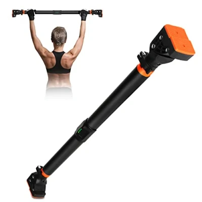 Abbildung von Klimmzugstange für Türrahmen ohne Schrauben mit innovativer Gewindesperre sicheren Halt 72 110cm Pull Up Bar Tragfähigkeit bis zu 200 kg Oberkörper Workout Heimtraining