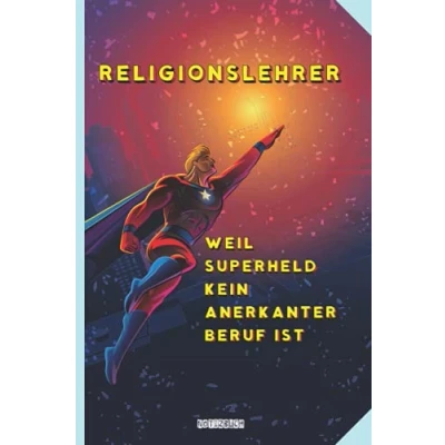 Abbildung von Geschenk für den besten Religionslehrer: Notizbuch als Religionslehrer A5 / liniert 120 Seiten Tagebuch Terminplaner ... Mann zum Abschied Abschiedsgeschenk