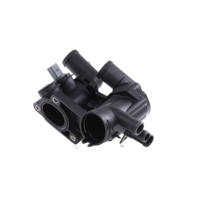 Abbildung von TOPRAN 110 351 Thermostatgehäuse mit Dichtung, Temperaturgeber Thermostat, Deckel, Schrauben VOLKSWAGEN: Polo IV Hatchback
