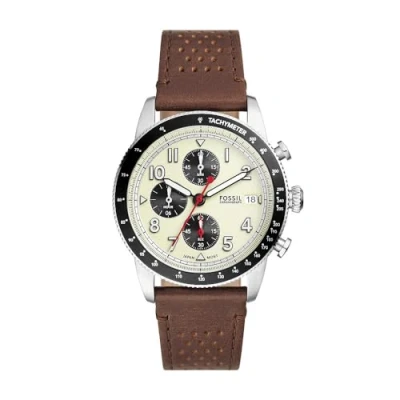 Abbildung von Fossil Sport Tourer Watch Chronograph, Herren, Größe: One Size, Brown
