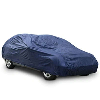 Abbildung von Navaris Auto Vollgarage Abdeckplane M 432 x 165 120cm Autogarage staubdicht wasserabweisend Autoplane Garage Abdeckung für Winter Sommer