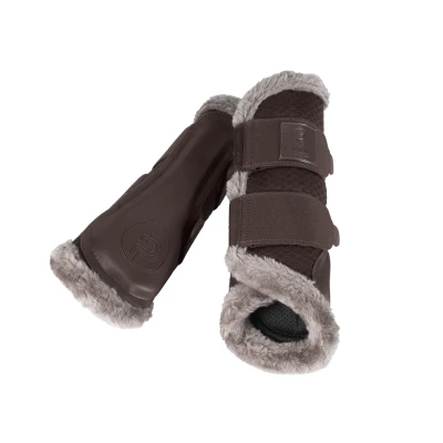 Abbildung von Eskadron Gamaschen Platinum Mesh Fauxfur Teak