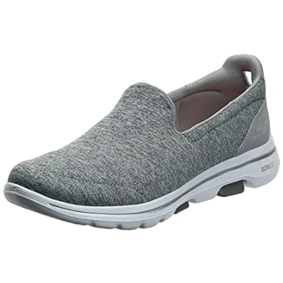 Abbildung von Skechers Damen Go Walk 5 Honor Sneaker, Gray Textile Trim, 38 EU
