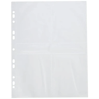 Abbildung von VELOFLEX 5347100 Fotohüllen DIN A4, Fotosichthüllen, Sammel Hüllen, für Fotogröße 9 x 13cm hoch, 5 Stück