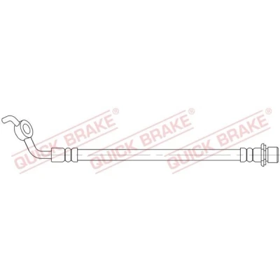 Abbildung von QUICK BRAKE 58.007 Bremsschläuche 264 TOYOTA: RAV4 III Off Road