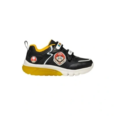 Abbildung von Geox Nintendo Ciberdron BOY Light UP Sneaker low für Kinder, Größe: 28, Black/yellow Schuhe