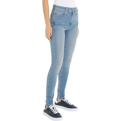 Abbildung von Tommy Jeans Sylvia Skinny Fit, Damen, Größe: 24x28, Denim light