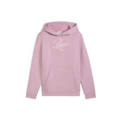 Abbildung von Puma ESS Script Kapuzenpullover für Kinder, Größe: 176, Poised pink
