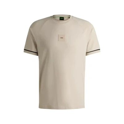 Abbildung von BOSS Tee Rib AC 10270236 01 Shirt Open Beige284 M