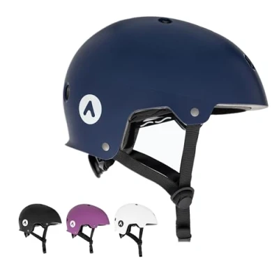 Abbildung von ATTABO Skatehelm und Scooter Helm Genes Größe L Skaterhelm Fahrradhelm MTB mit ABS Hartschalentechnologie Verstellbar Skateboarding für Fahrrad Inline Skate Herren Damen
