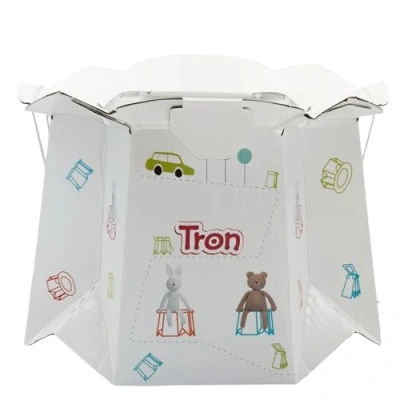 Abbildung von Zapa Tron einmaliges, zusammenklappbares Töpfchen für Kinder, ZAX6S, weiß