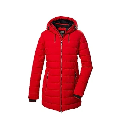 Abbildung von killtec Damen Steppparka/Parka mit Kapuze KOW 55 WMN QLTD PRK, dunkelrot, 36, 41809 000