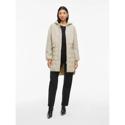 Abbildung von VILA Wintermantel, Damen, Größe: 38, Feather gray
