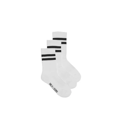 Abbildung von Only &amp; Sons Onsrody Stripe Tennis SOCK 3 PACK Socken white, Herren, Größe: 39 42, White