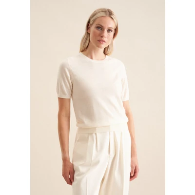 Abbildung von Seidensticker Regular Tshirt basic, Damen, Größe: 38, Ecru