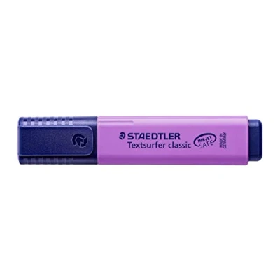 Abbildung von STAEDTLER Textsurfer Classic Textmarker für Inkjet Ausdrücke Strichbreite 2,5 4,7 mm 10 Stück violett