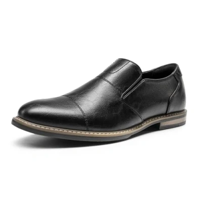 Abbildung von Bruno Marc Herren Mokassin Anzugschuhe Slipper &amp; Mokassins Slip Loafer Herrenschuhe,Size 43,Schwarz,SBLS2421M E