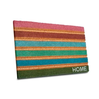 Abbildung von HANSE Home Fußmatte »Mix Mats Kokos Colorful Stripes«, rechteckig, 15 mm Höhe, Strapazierfähig, pflegeleicht, robust, wetterfest, UV beständig