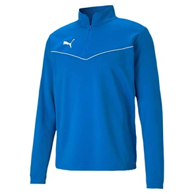 Abbildung von Puma Herren teamRISE 1/4 Zip Top T Shirt, Electric Blue Lemonade, XXL