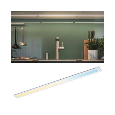 Abbildung von Paulmann 99963 LED Möbelleuchte Clever Connect Spot Border 500mm Tunable White 12V eckig incl. 1x7,5 Watt dimmbar Weiß matt Kunststoff 2700 6500K
