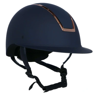Abbildung von HKM Reithelm Lady Shield Dunkelblau/Roségold 58 60cm