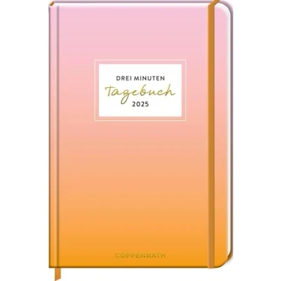 Abbildung von Großer Wochenkalender: 3 Minuten Tagebuch 2025 Sonnenaufgang rosa (I love my paradise): Glücksjournal Mit Wochenplaner und Eintragmöglichkeiten. Gummiverschluss Leseband