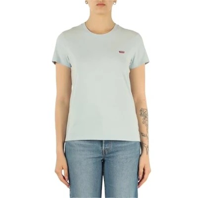 Abbildung von Levi&#039;s Perfect TEE Tshirt basic, Damen, Größe: Large, Skyway