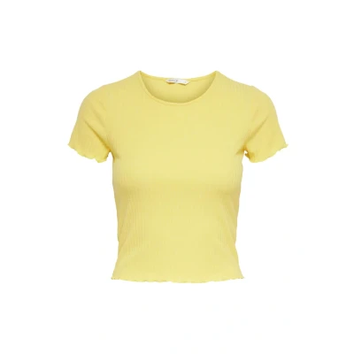 Abbildung von ONLY Short Sleeve Tshirt basic, Damen, Größe: XS, Gelb