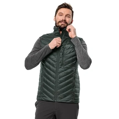 Abbildung von Jack Wolfskin Passamani Weste, Herren, Größe: Large, Black olive