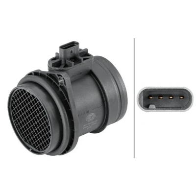 Abbildung von HELLA 8ET 358 095 451 Luftmassenmesser mit Dichtung MINI: Countryman, Hatchback, PEUGEOT: 308 SW 2, 5008 II