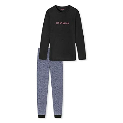 Abbildung von Schiesser Organic Cotton Nachtwäsche Set für Kinder, Größe: 140, Schwarz