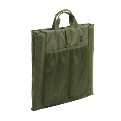 Abbildung von BRANDIT SITZMATTE MIT Tasche FALTBAR 2in1 Outdoor Trekking Matte Jagd UNTERLAGE, Farbe:Oliv