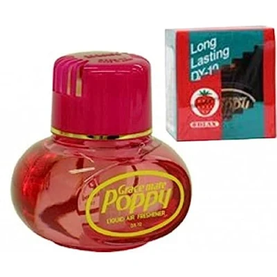 Abbildung von Original Poppy Grace Mate Lufterfrischer (Erdbeere, ohne Beleuchtung) (150 ml), Raum Duft für die Wohnung, LKW, Auto RaumParfum beseitig unangenehme Gerüche
