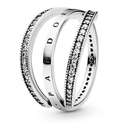Abbildung von Pandora Damen Statement Ringe 925 Sterlingsilber mit &#039; Ringgröße 50 (15.9) 197404CZ