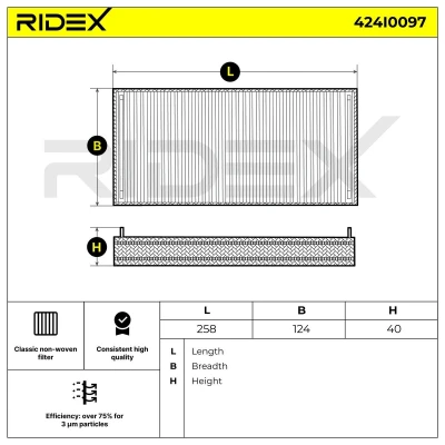 Abbildung von MANN FILTER CU 2745 2 Innenraumfilter Partikelfilter 265 124 40 MERCEDES BENZ: E Class Saloon, S T modell