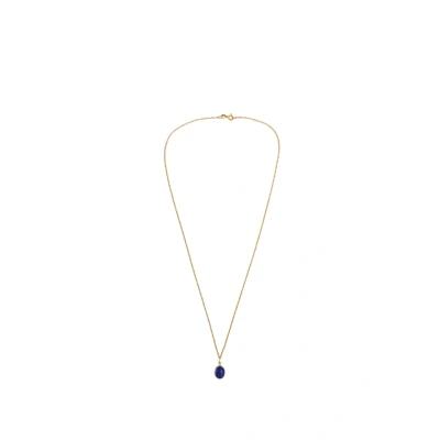 Abbildung von Elli Lapis Lazuli Halskette goldcoloured, Damen, Größe: 45, Gold coloured