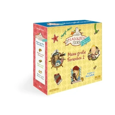 Abbildung von Die Schule der magischen Tiere Endlich Ferien: Meine große Ferienbox 2: »Helene und Karajan«, »Benni Henrietta«, »Hatice Mette Maja«: 6 CDs