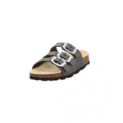 Abbildung von Superfit Mädchen FUSSBETTPANTOFFEL Hausschuhe, SCHWARZ 0010