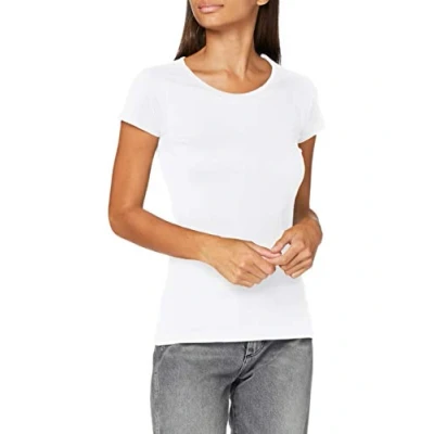 Abbildung von Build Your Brand Damen BY149 Ladies Oversized Boyfriend Tee T Shirt, White, 5XL