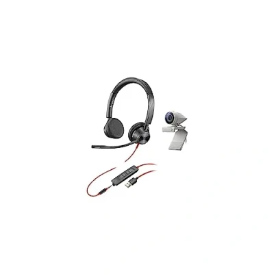 Abbildung von Poly Over Ear Kopfhörer »Studio P5 USB HD Webcam Bundle mit Blackwire C3325«