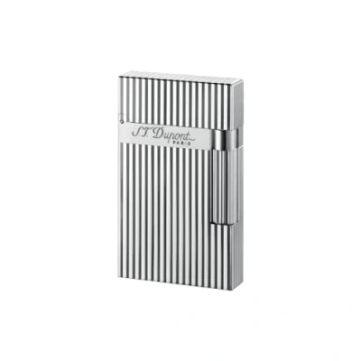 Abbildung von S.T. Dupont D 016817 Ligne 2 Feuerzeug, vertikale Linien, Silber