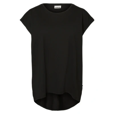 Abbildung von Noisy May Loose LONG Tshirt basic, Damen, Größe: XS, Black