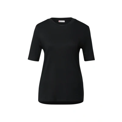 Abbildung von Street One Tshirt basic, Damen, Größe: 46, Schwarz