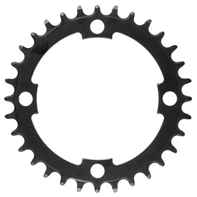Abbildung von M Wave Unisex Adult PD R4 S NW E Bike Kettenblatt, für 1/2 x 3/32 &amp; 11/128&quot; Ketten, Brose, Bosch, Shimano…, Lochkreis 104 mm, Schwarz, Zähneanzahl: 34