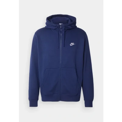Abbildung von Nike Sportswear CLUB Hoodie Sweatjacke, Herren, Größe: Medium, Midnight navy/white