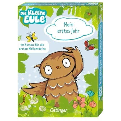 Abbildung von die kleine Eule. Mein erstes Jahr: 40 Karten für ersten Meilensteine. Hochwertige Meilenstein Baby&#039;s Jahr mit der beliebten ... (Die Eule und ihre Freunde)